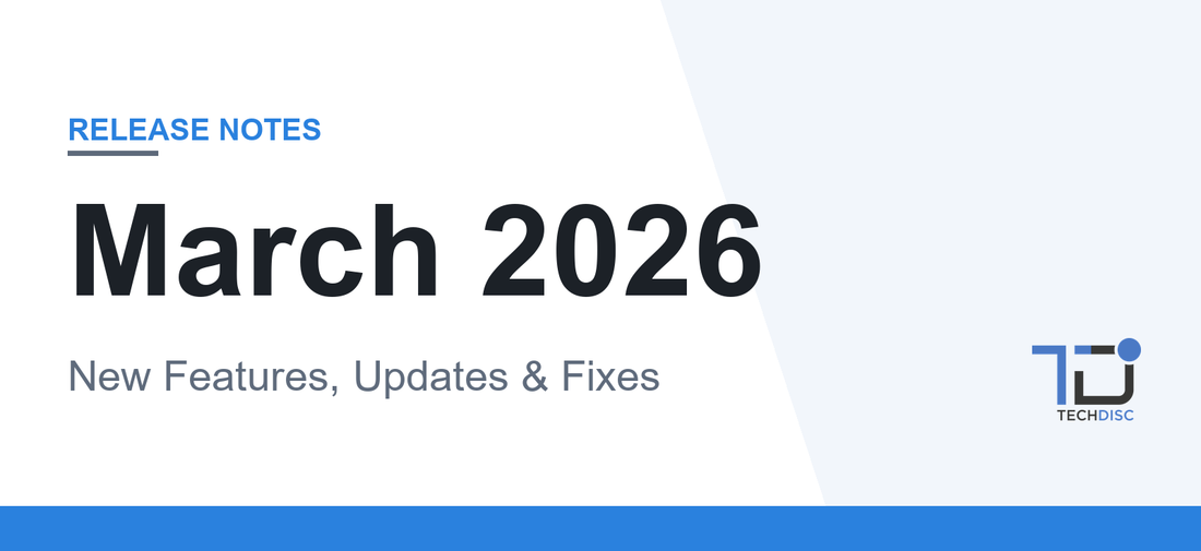 March 2026 Release Notes