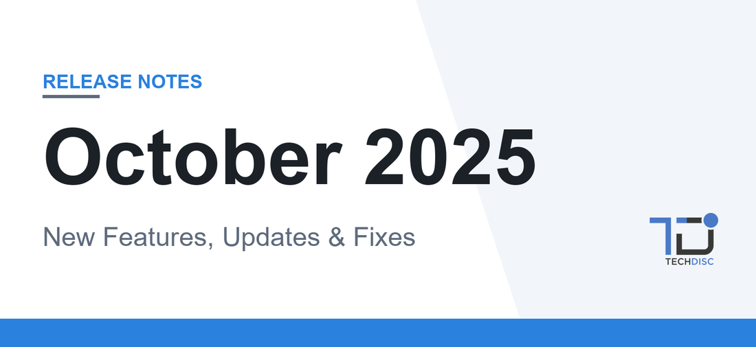 October 2025 Release Notes